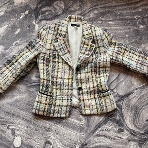 🖐🏼 5 for $25 Ninety Tweed multicolor blazer
